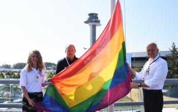 Rainbows in the skies – Swedavia’s airports celebrate diversity and inclusion