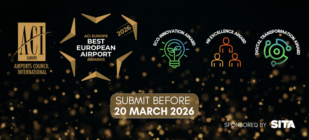 ACI EUROPE Best Airport Awards 2026: apply now!