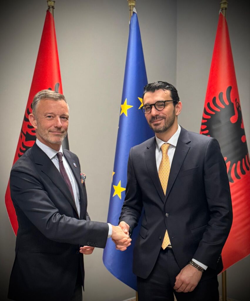 oj with minister of infrasctructure and energy enea karakaçi